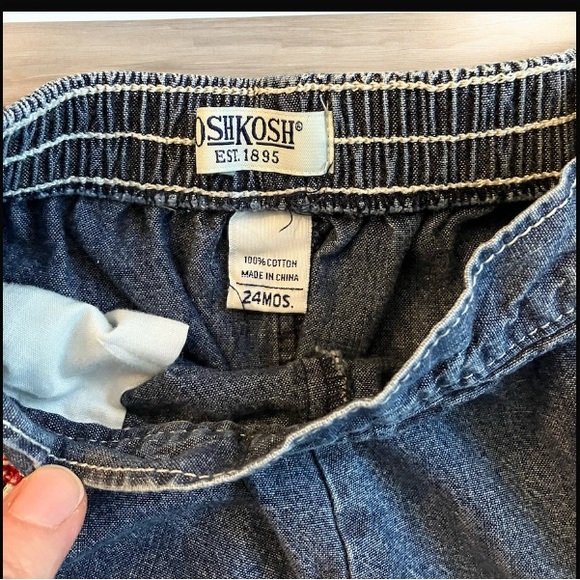 3/$22 Oshkosh Flared Jeans Sundae Popsicles Ice Cream Cones Heart Pockets 24M - Picture 3 of 9